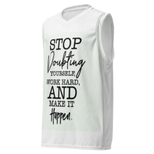 Recycled unisex basketball jersey